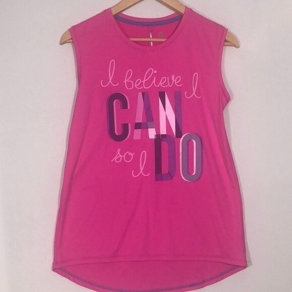 Champion Girl's Pink Athletic Sleeveless Top XL (14-16)